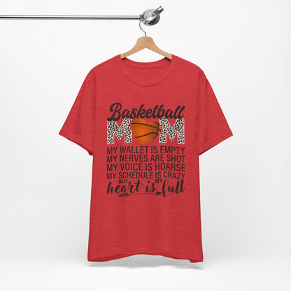 Basketball Mom My Wallet Is Empty T-shirt
