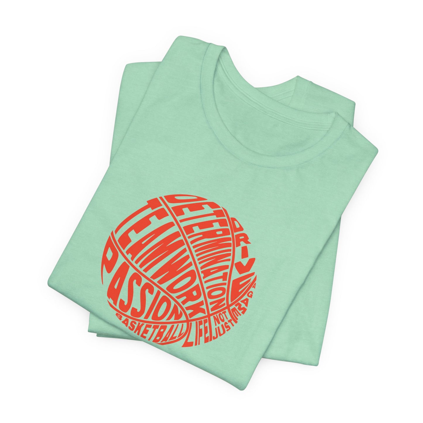 Kld-Basketball-Life Lettering Basketball T-shirt
