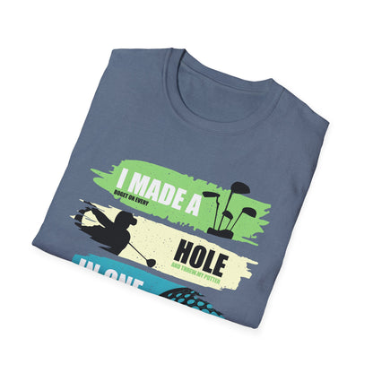 I Made a Bogey on Every Hole Golf Tee – Funny Golf Humor Sports T-Shirt