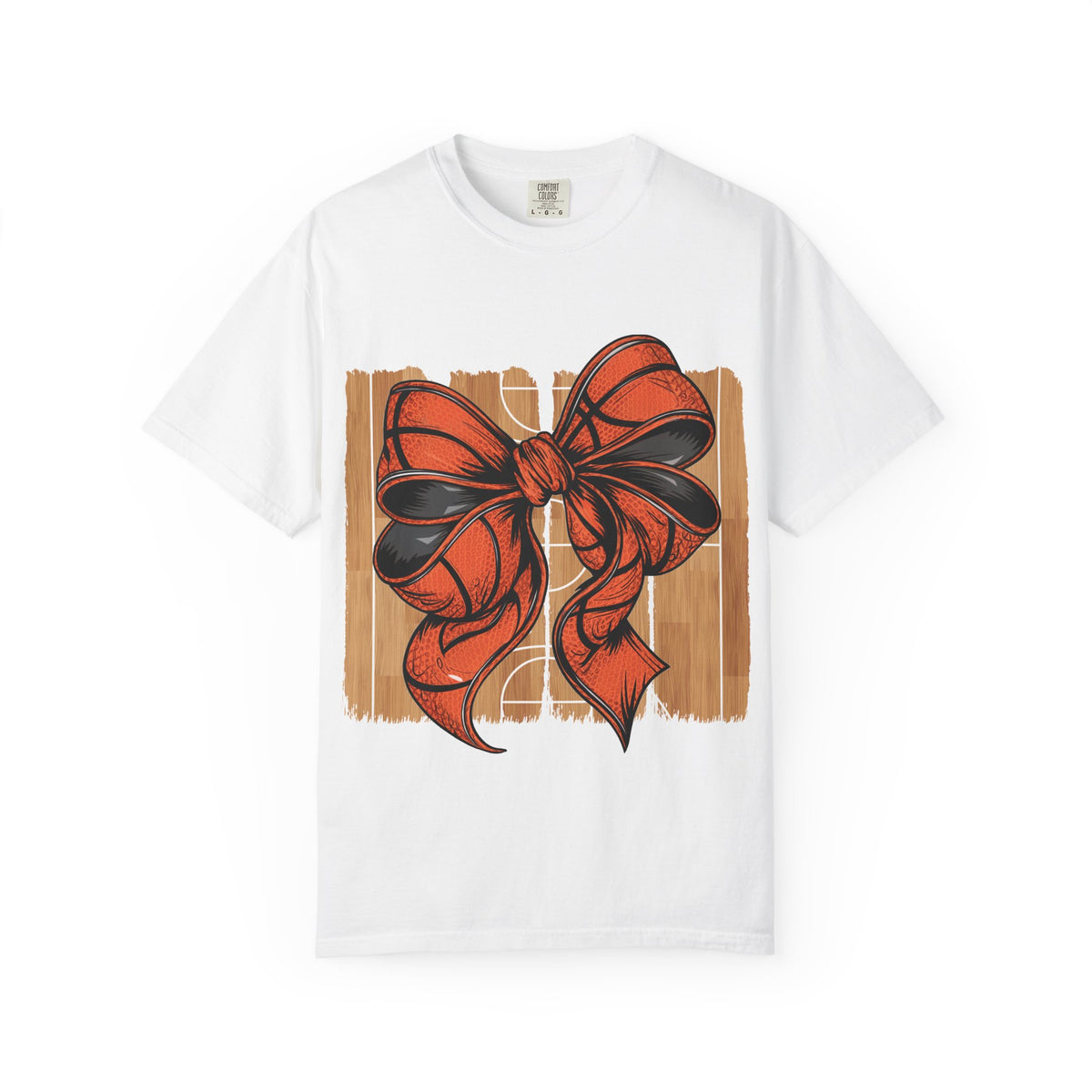 Basketball Bow T-Shirt 🏀 | Team Mom Game Day Tee