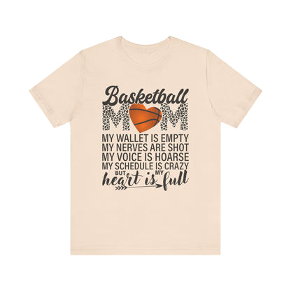 Basketball Mom My Wallet Is Empty T-shirt