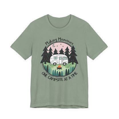 Making Memories One Campsite at a Time – Retro RV Camping Shirt