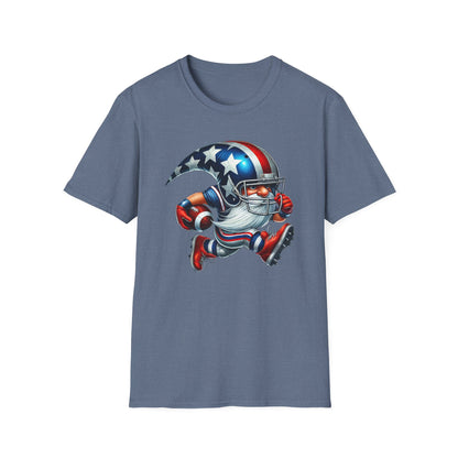 American Flag Gnome Football T‑Shirt – Unisex Fit