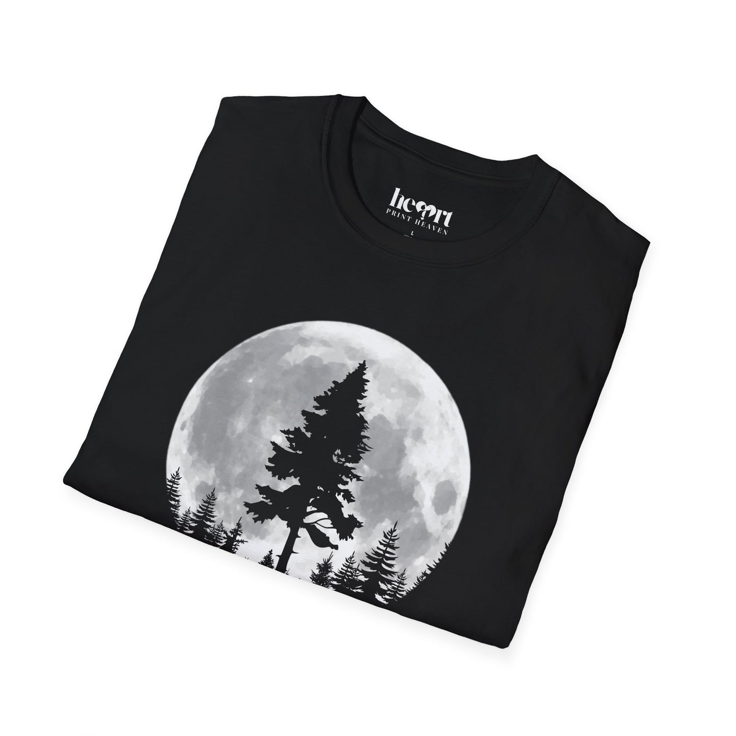 Moon And Pine Tree
