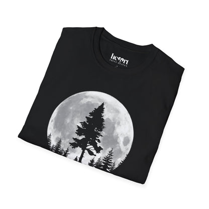 Moon And Pine Tree