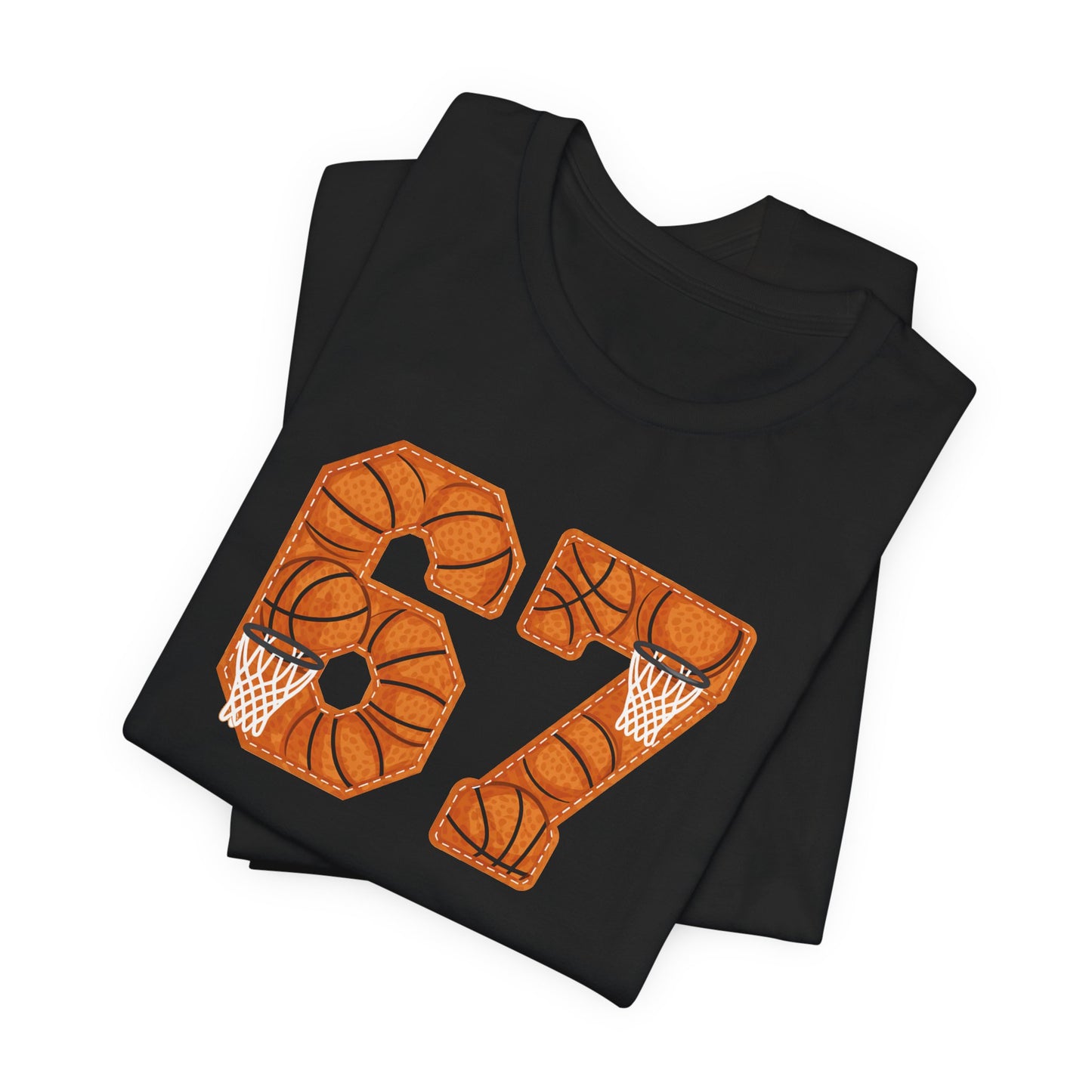 67 Basketball T-Shirt – Unique Basketball Graphic Tee for Fans & Players