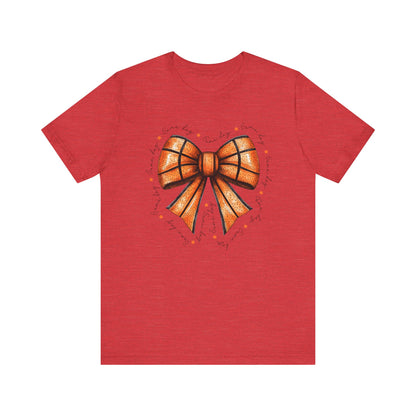 Game Day Bow Basketball T-shirt