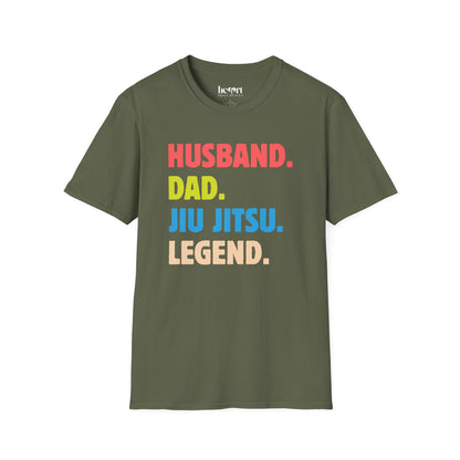 HUSBAND. DAD. JIU JITSU. LEGEND.