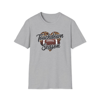 Touchdown Season Football Tee – Sparkle Design for Game Day Fans