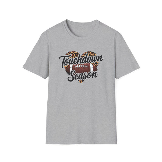 Touchdown Season Football Tee – Sparkle Design for Game Day Fans