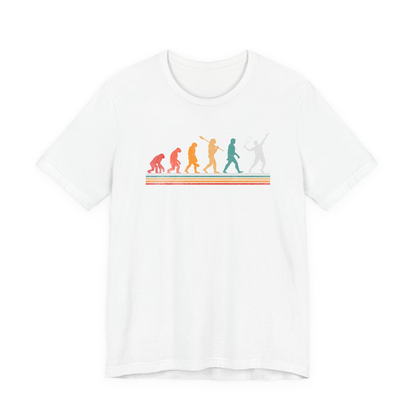 Evolution -Playing-Tennis-T-Shirt