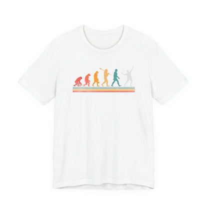 Evolution -Playing-Tennis-T-Shirt