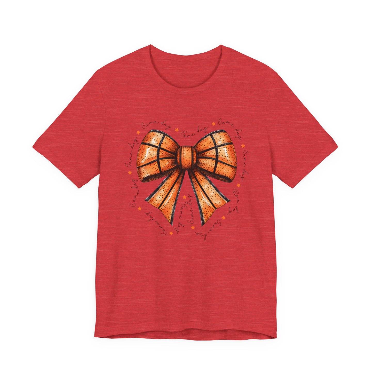 Game Day Bow Basketball T-shirt