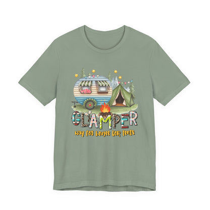 Glamper Way too Boujee for Tents T-shirt