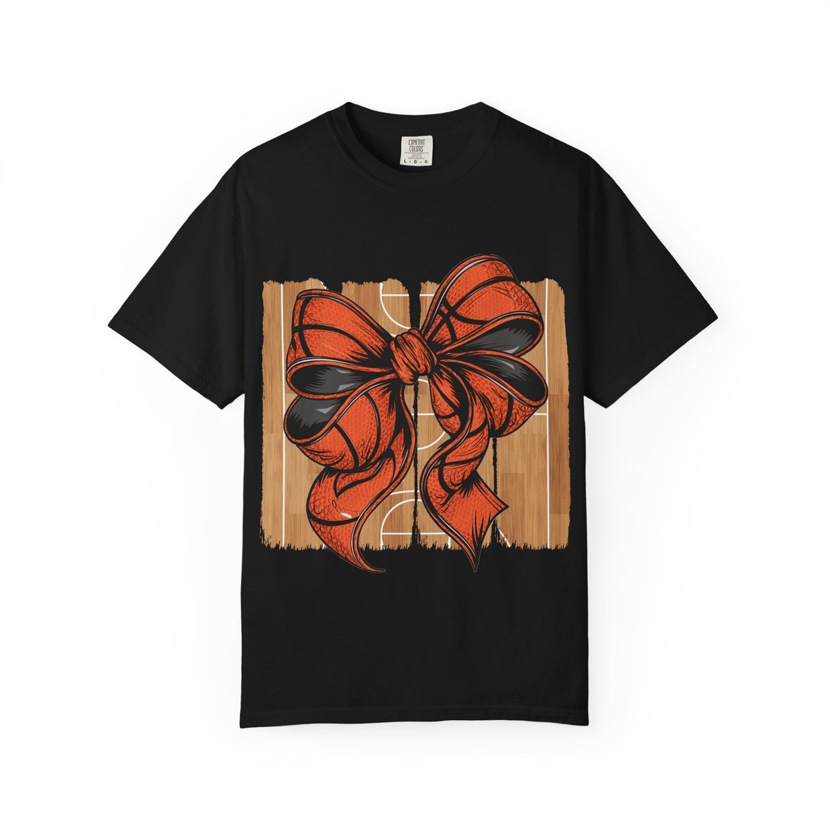 Basketball Bow T-Shirt 🏀 | Team Mom Game Day Tee