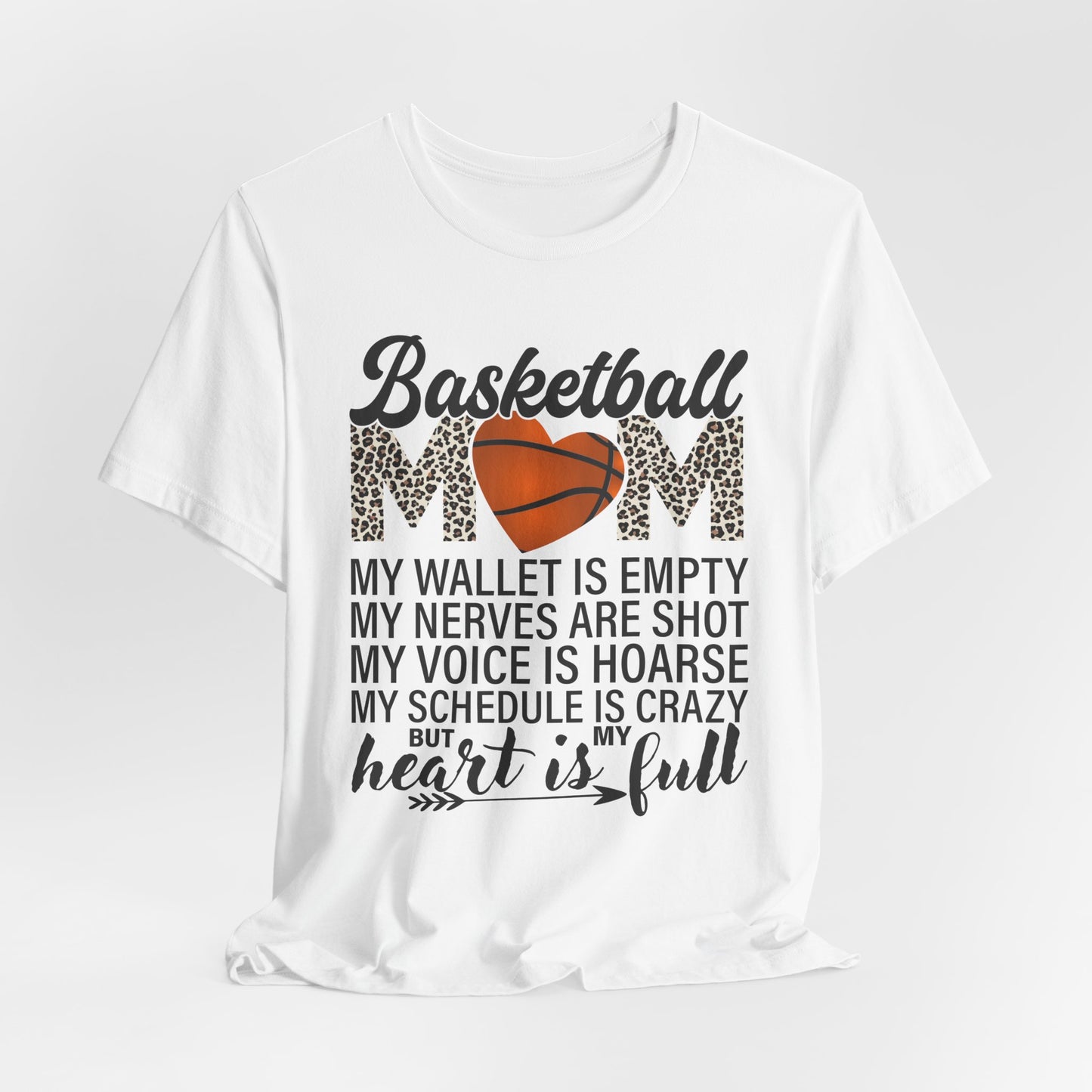 Basketball Mom My Wallet Is Empty T-shirt