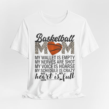Basketball Mom My Wallet Is Empty T-shirt