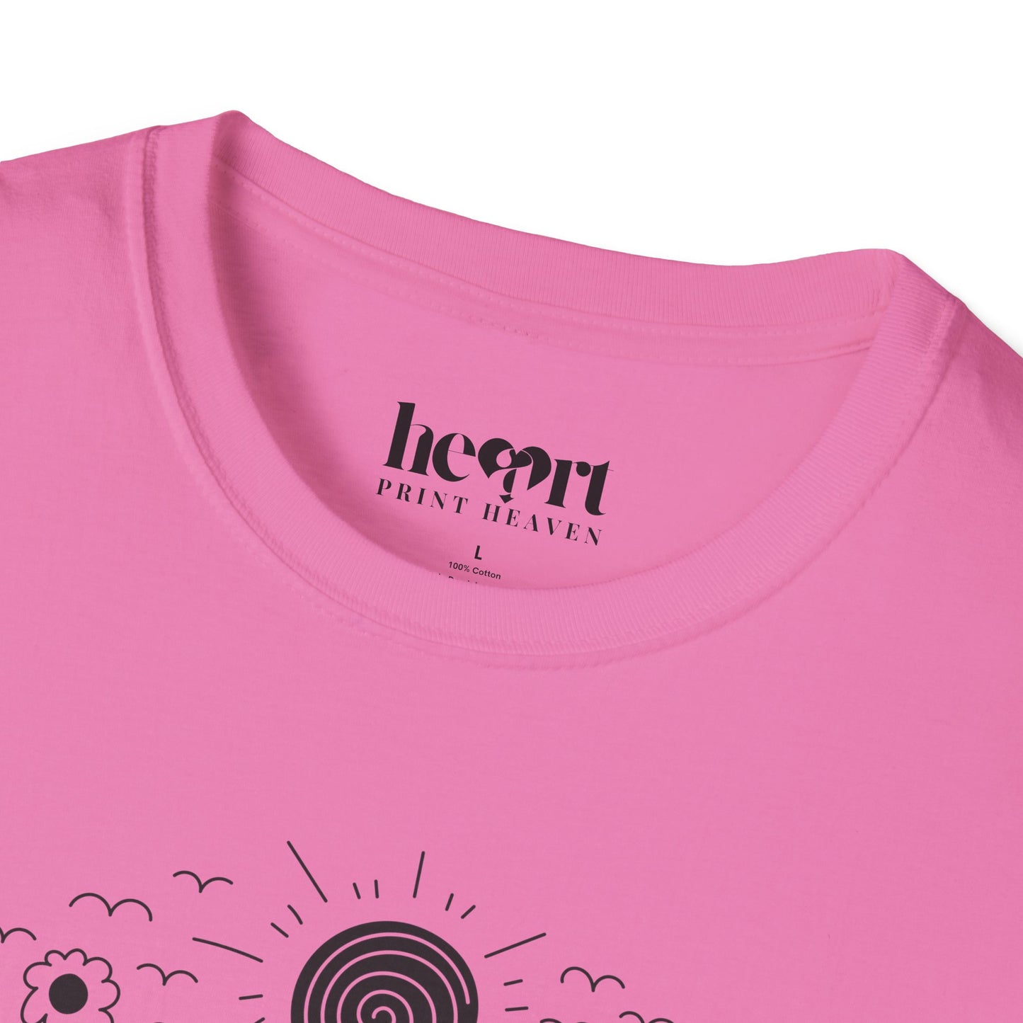 Yoga Doodle Lettering – Artistic & Meditative T-Shirt 🧘‍♀️✨