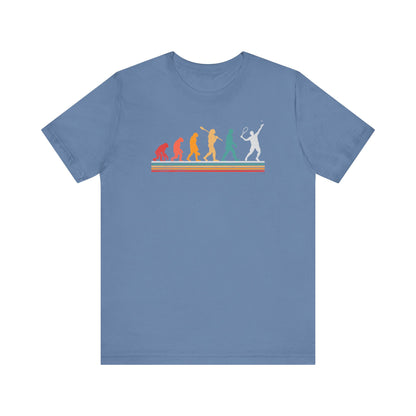 Evolution -Playing-Tennis-T-Shirt