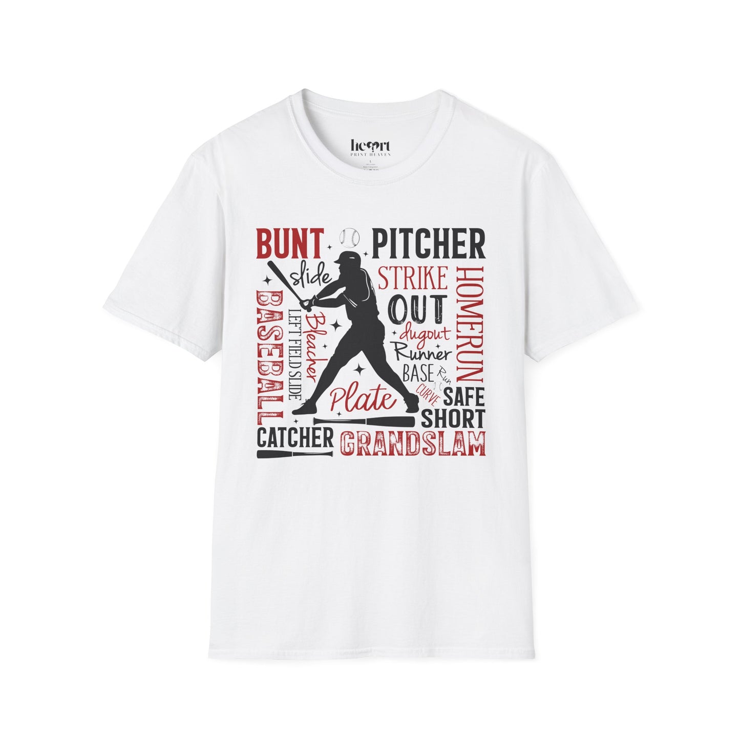 Sparkling Baseball Graphic T-Shirt – Glitter Sports Tee for Enthusiasts ✨⚾