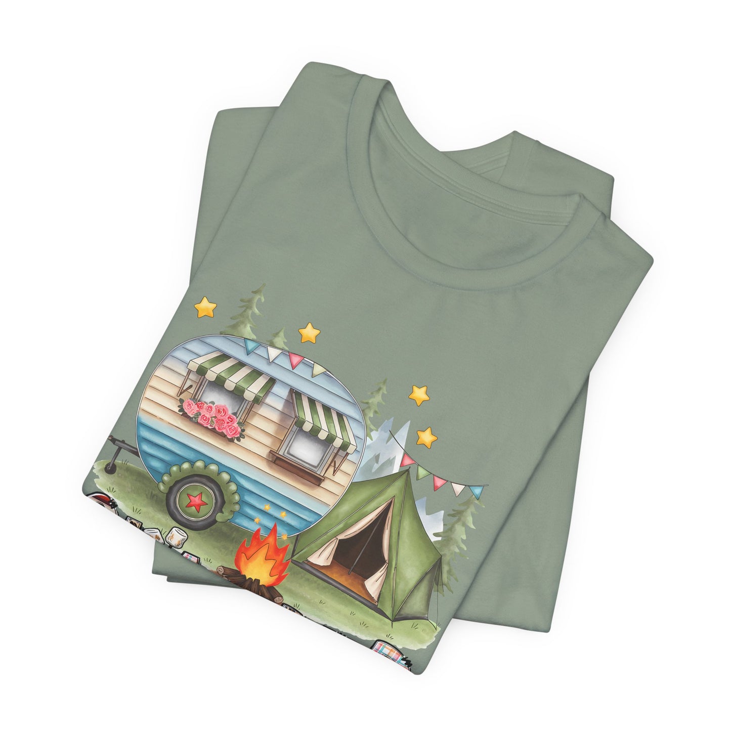 Glamper Way too Boujee for Tents T-shirt