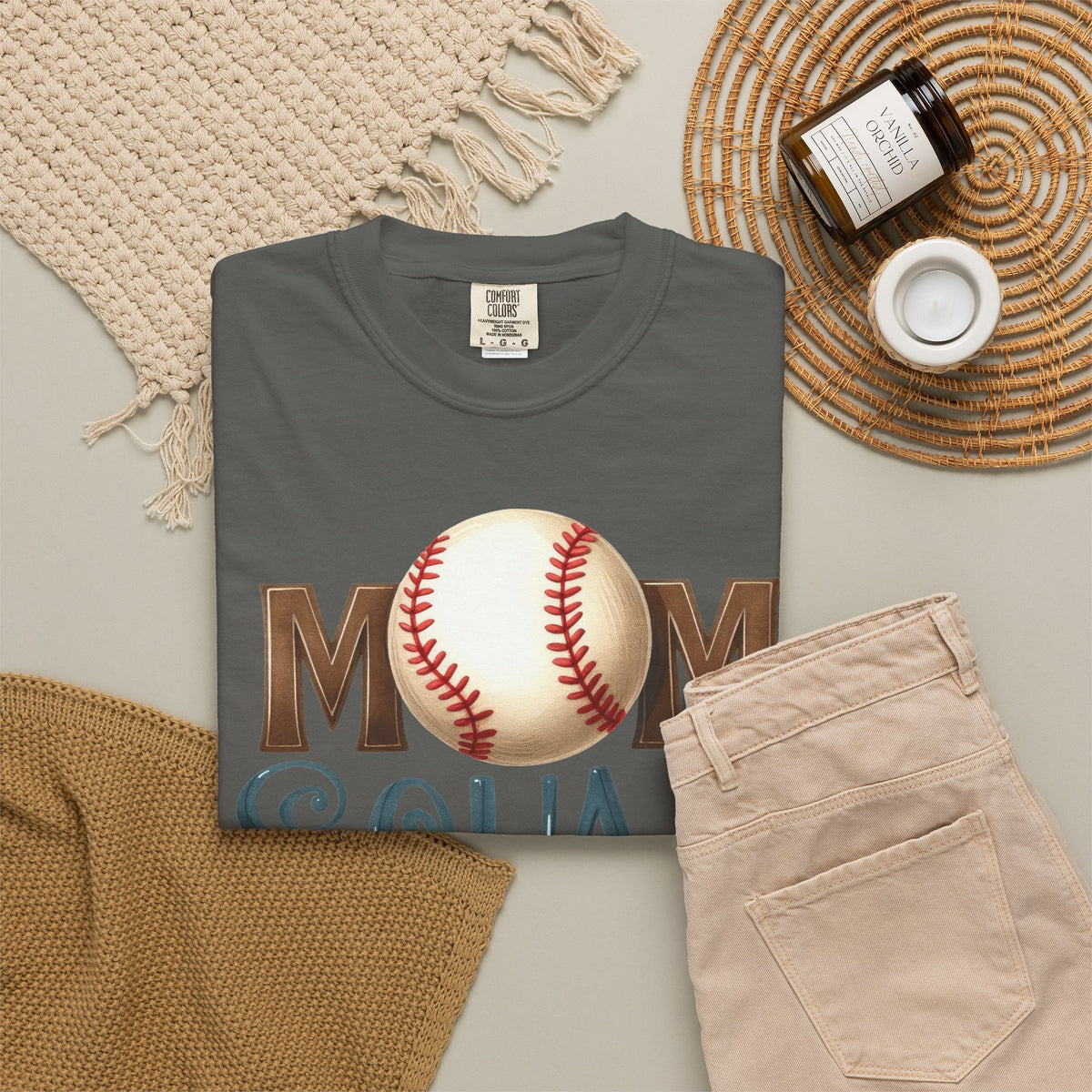 Mom Squad Baseball T-Shirt ⚾ | Cute Baseball Mom Graphic Tee