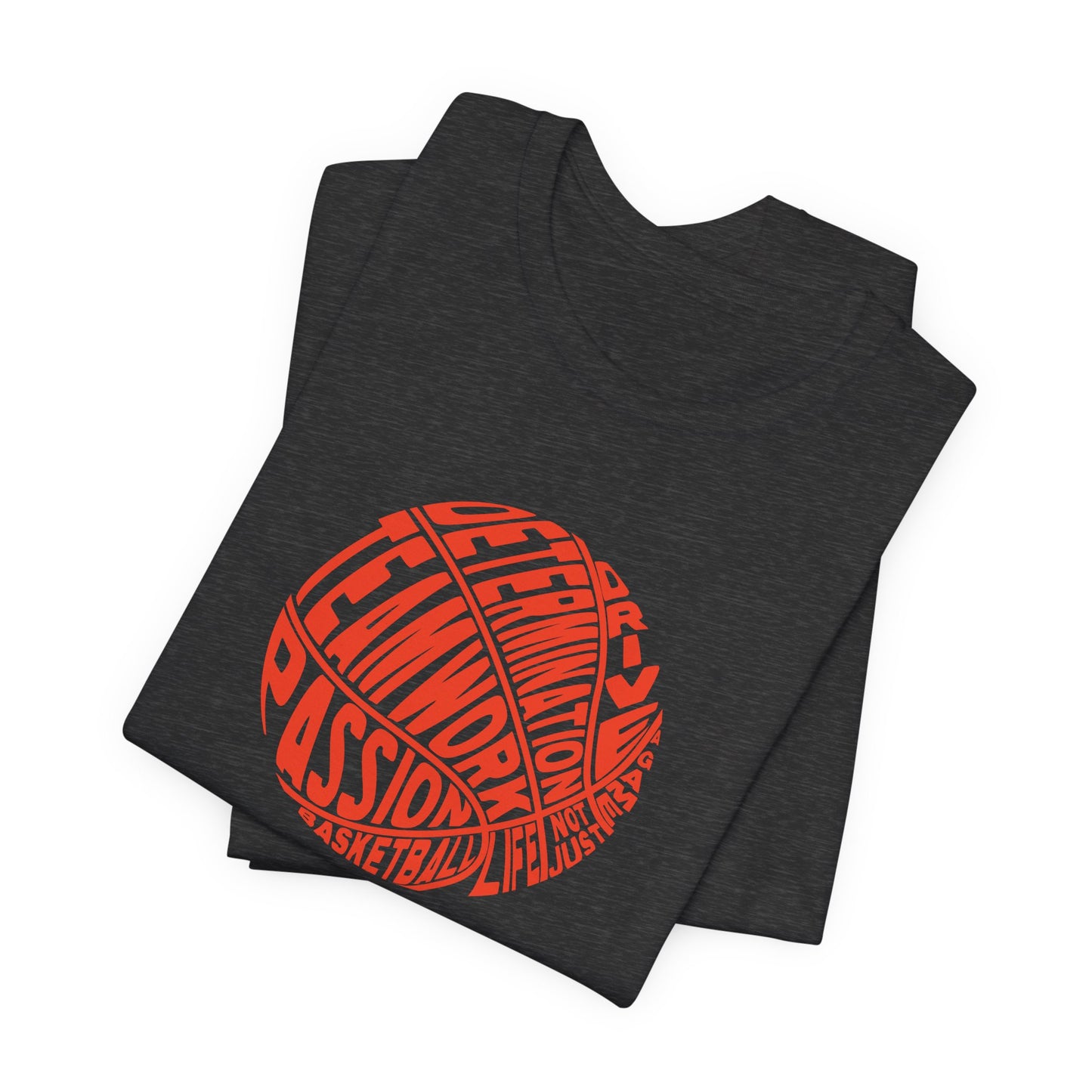 Kld-Basketball-Life Lettering Basketball T-shirt