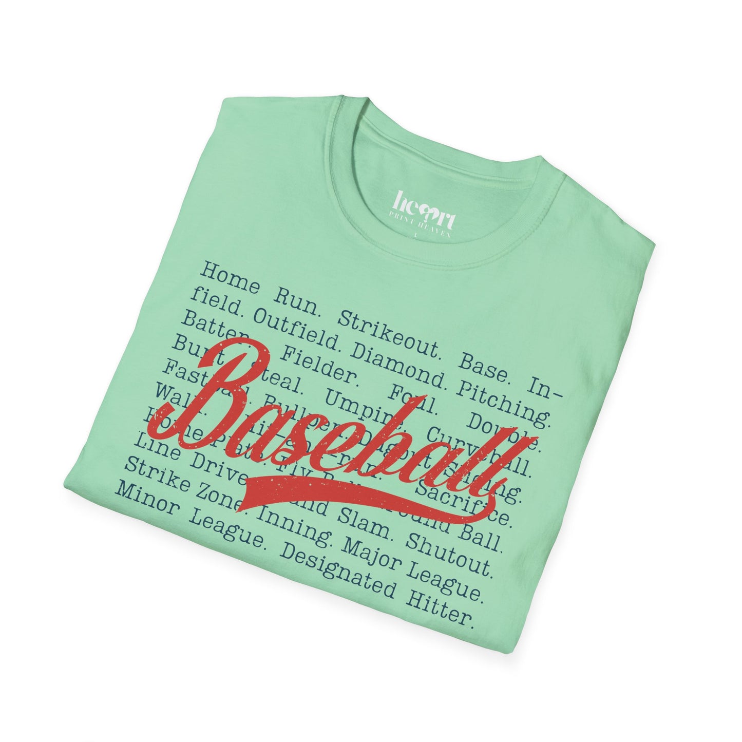 Baseball Passion Typography T-Shirt ⚾ – Vintage-Inspired Baseball Tee for Players & Fans