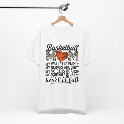 Basketball Mom My Wallet Is Empty T-shirt