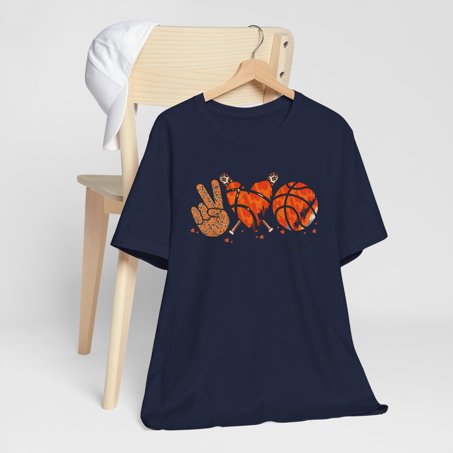 Peace, Love, Basketball T-shirt