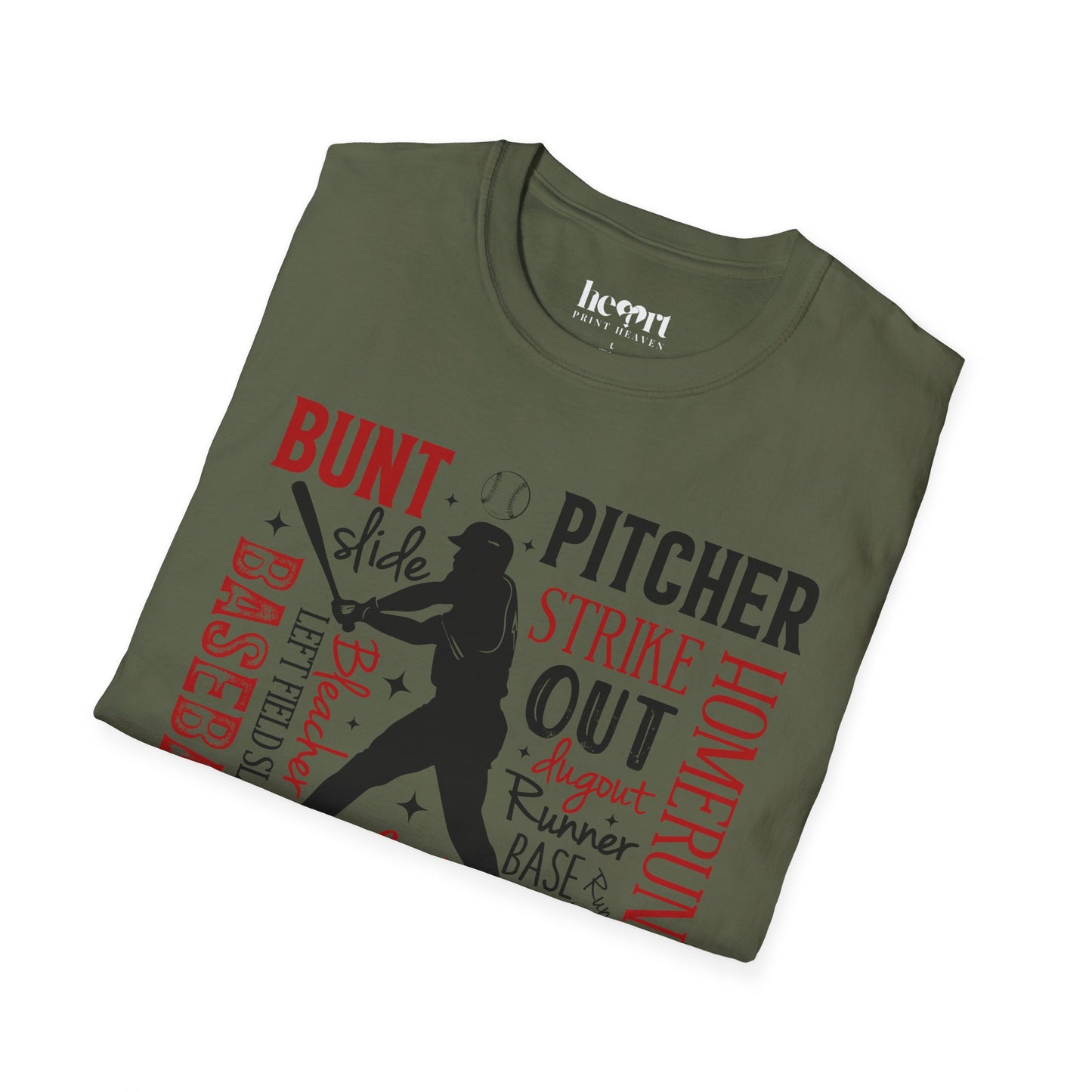 Sparkling Baseball Graphic T-Shirt – Glitter Sports Tee for Enthusiasts ✨⚾