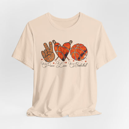Peace, Love, Basketball T-shirt
