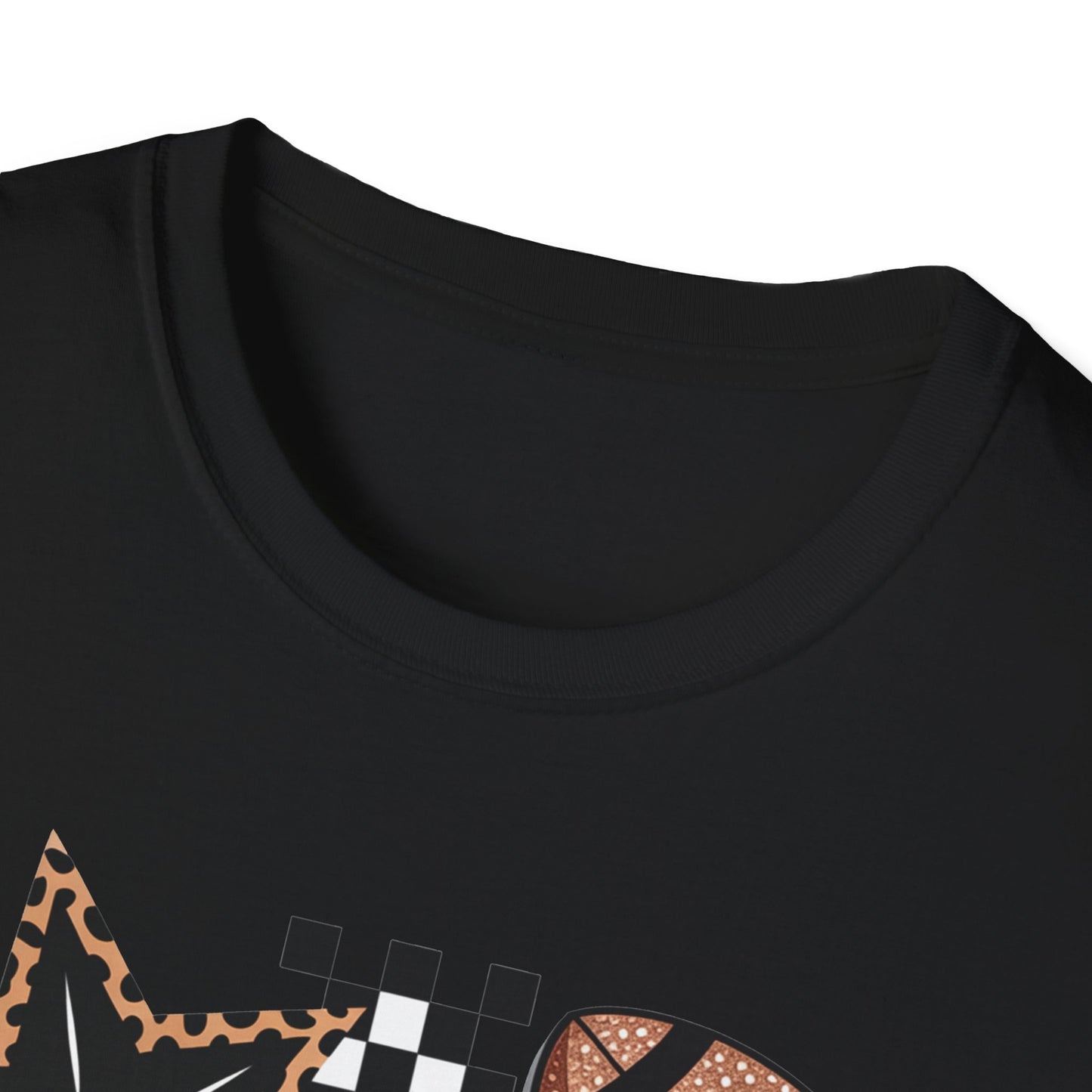 Game Day Leopard Football Tee – Women's & Men's Football Graphic T-Shirt