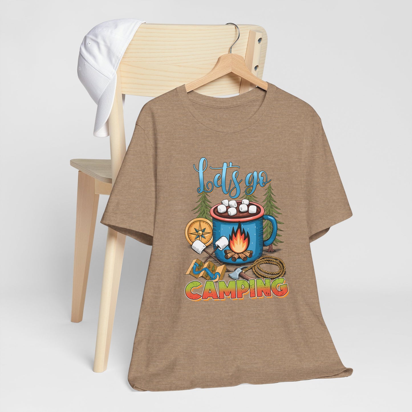Let’s Go Camping Campfire T-Shirt
