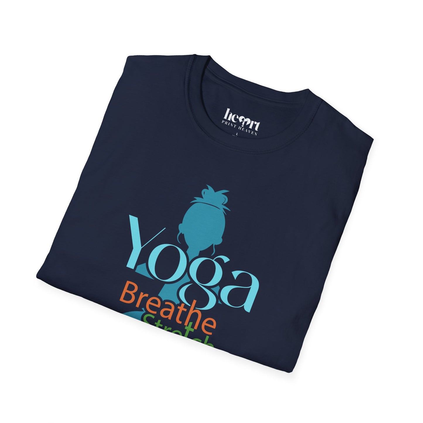 Breathe, Stretch, Relax, Repeat – Minimalist Yoga T-Shirt 🧘‍♀️✨