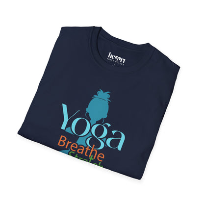 Breathe, Stretch, Relax, Repeat – Minimalist Yoga T-Shirt 🧘‍♀️✨
