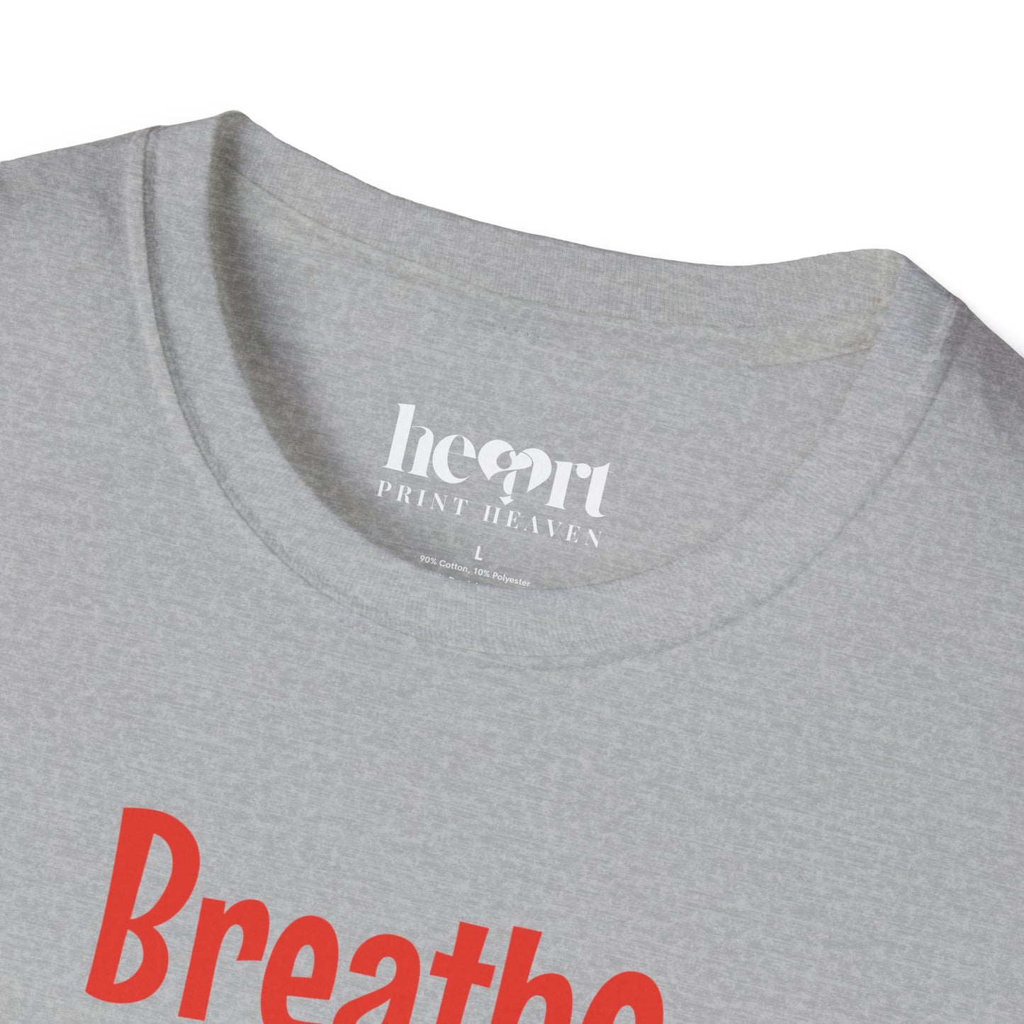 Breathe In Peace Breathe Out Stress T-Shirt – Yoga & Mindfulness Tee for Relaxation 🌿