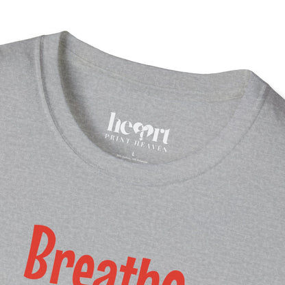 Breathe In Peace Breathe Out Stress T-Shirt – Yoga & Mindfulness Tee for Relaxation 🌿