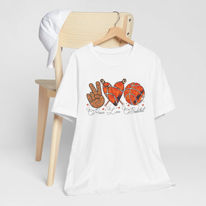 Peace, Love, Basketball T-shirt