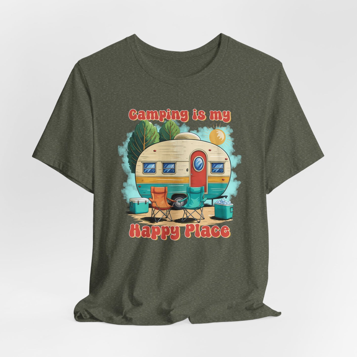 Camping is My Happy Place T-Shirt