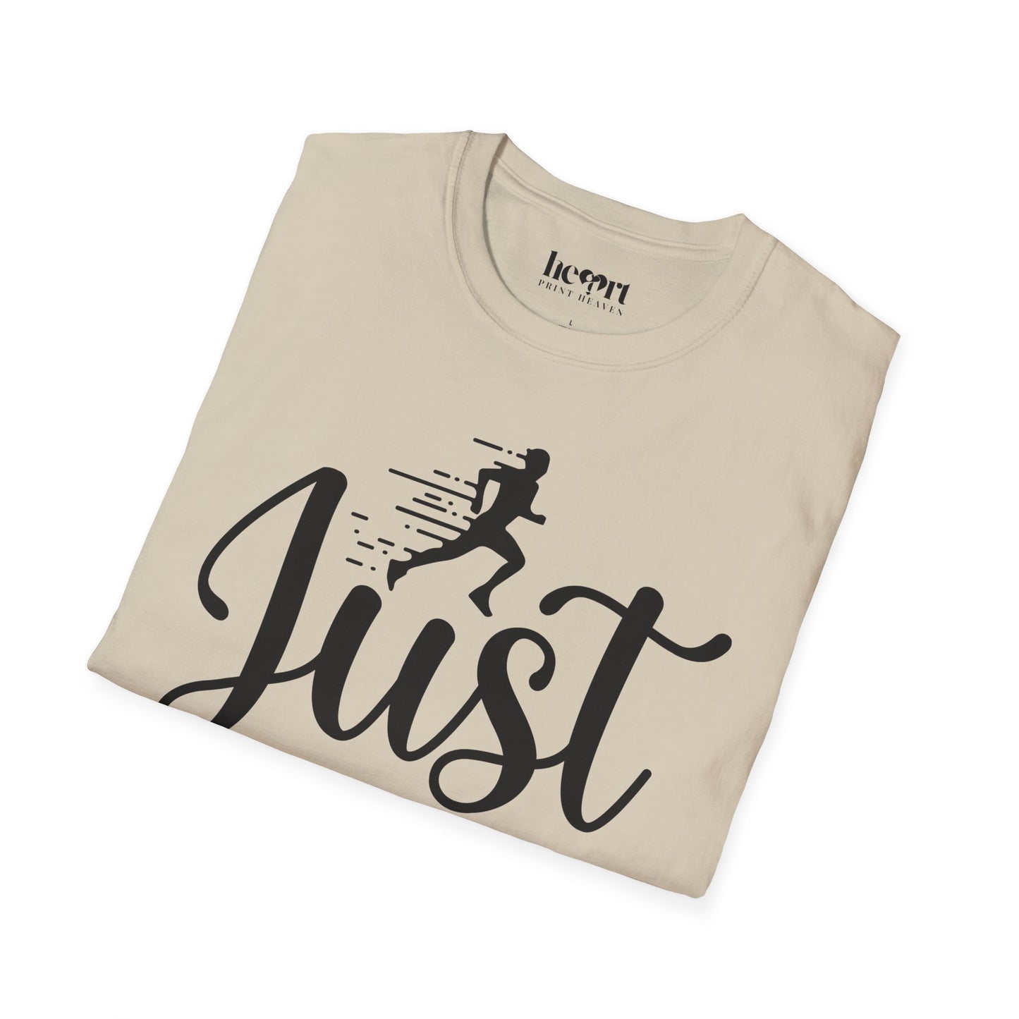Just Keep Running T-Shirt – Motivational Running Shirt for Marathon & Fitness Enthusiasts