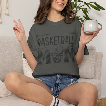 Basketball Mom T-Shirt 🏀 | Basketball MOM Hoop Net Graphic Tee
