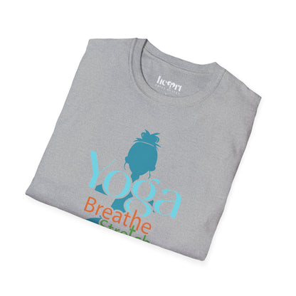 Breathe, Stretch, Relax, Repeat – Minimalist Yoga T-Shirt 🧘‍♀️✨