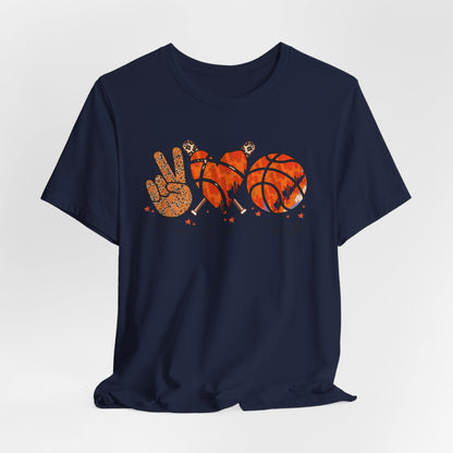 Peace, Love, Basketball T-shirt