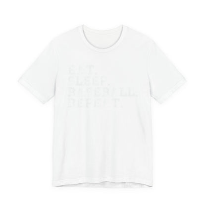 EAT SLEEP BASEBALL REPEAT Baseball T-shirt