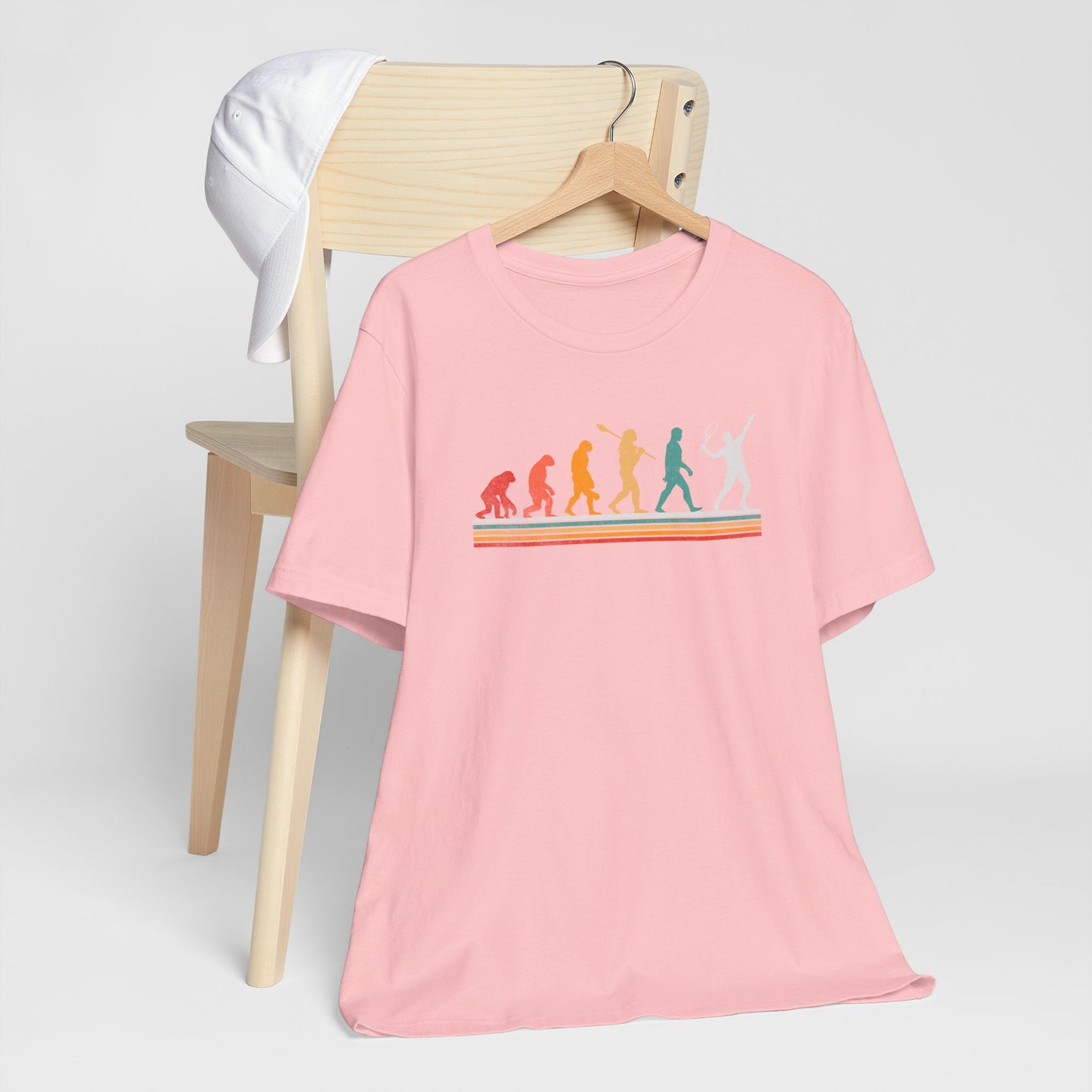 Evolution -Playing-Tennis-T-Shirt
