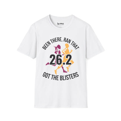 Been There, Ran That Got The Blisters - Funny Marathon Running Shirt for Runners