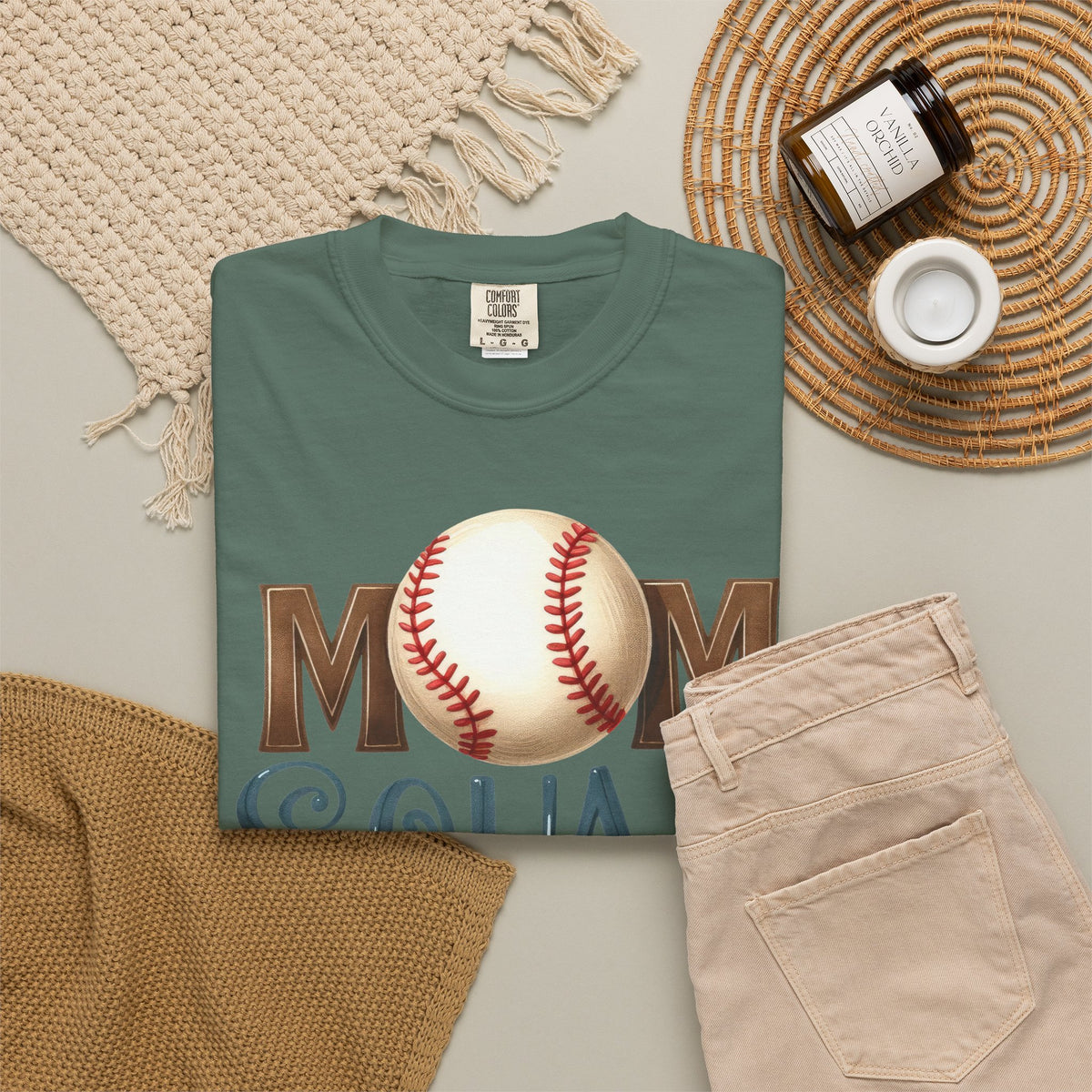 Mom Squad Baseball T-Shirt ⚾ | Cute Baseball Mom Graphic Tee