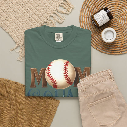 Mom Squad Baseball T-Shirt ⚾ | Cute Baseball Mom Graphic Tee