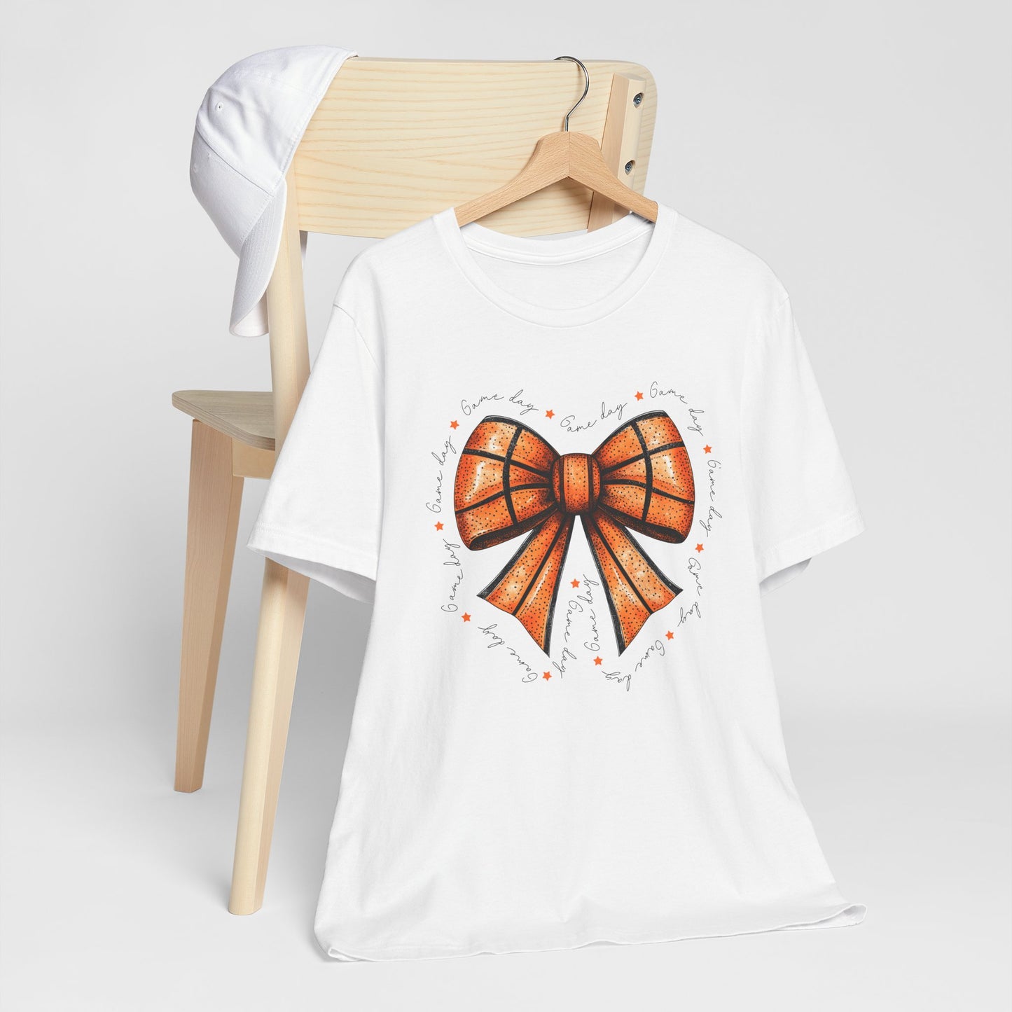Game Day Bow Basketball T-shirt